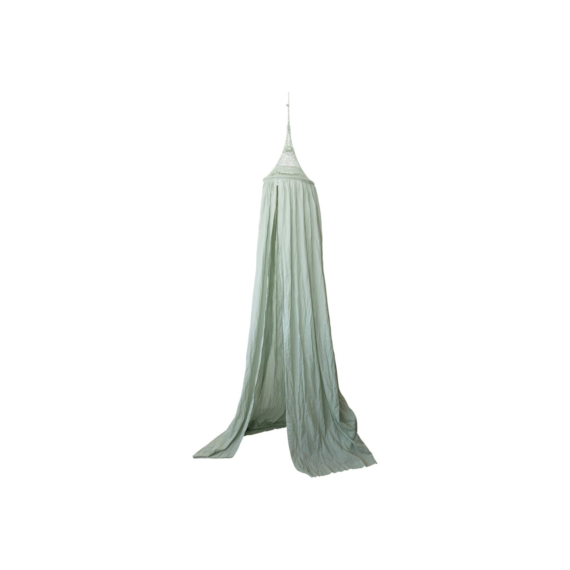 Hello Honey® Mint Hand-Woven Cotton Crocheted Canopy